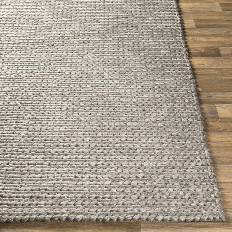 Ithaca Handmade Light Gray/Ivory Rug & Reviews AllModern